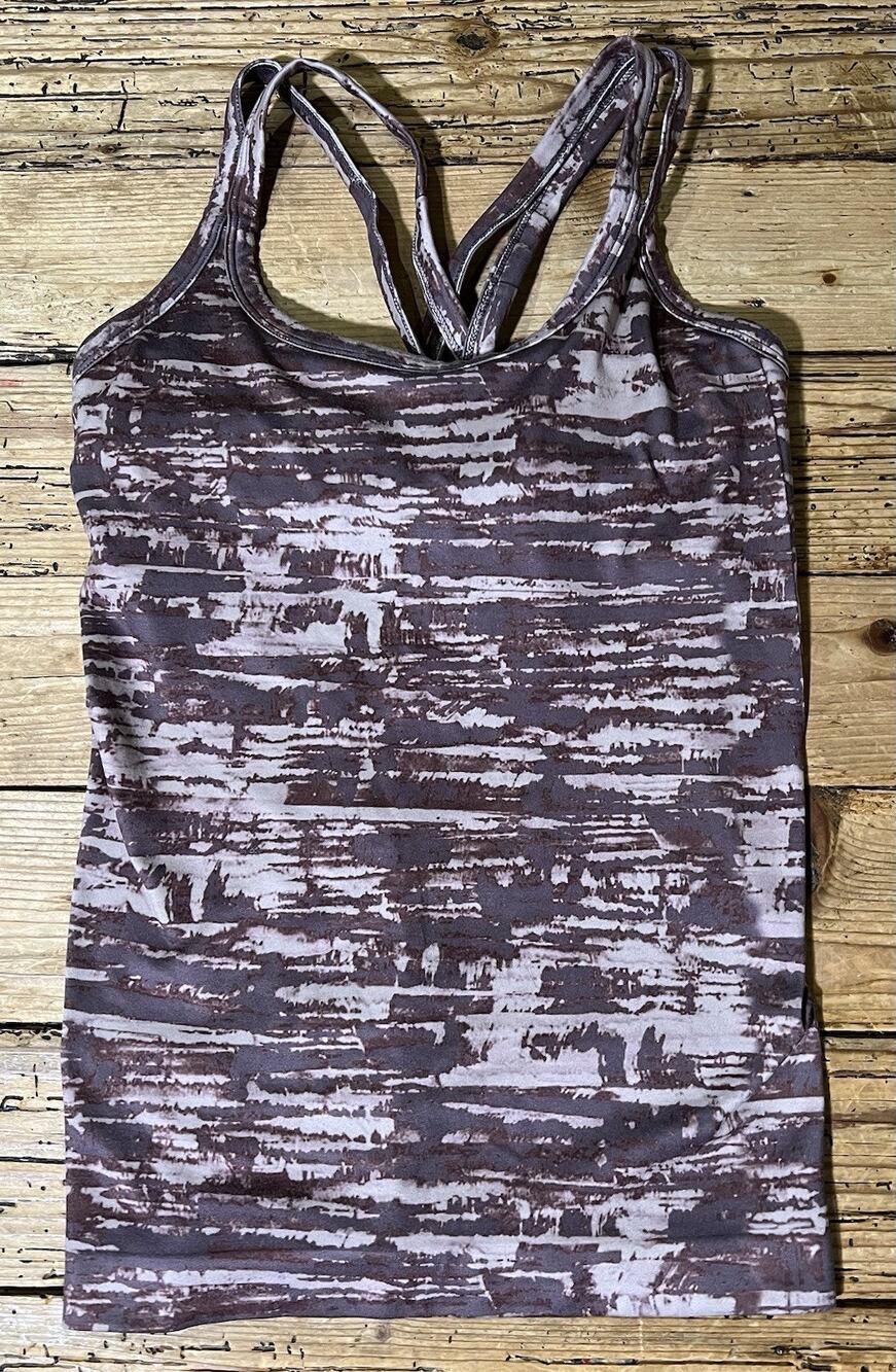 Athleta Women’s Size S Brown/Tan Transcend Racerback Tank Top